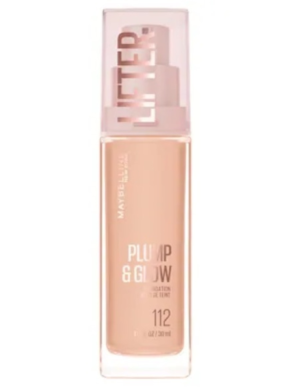 New Maybelline Plump and Glow Foundation shade 112.